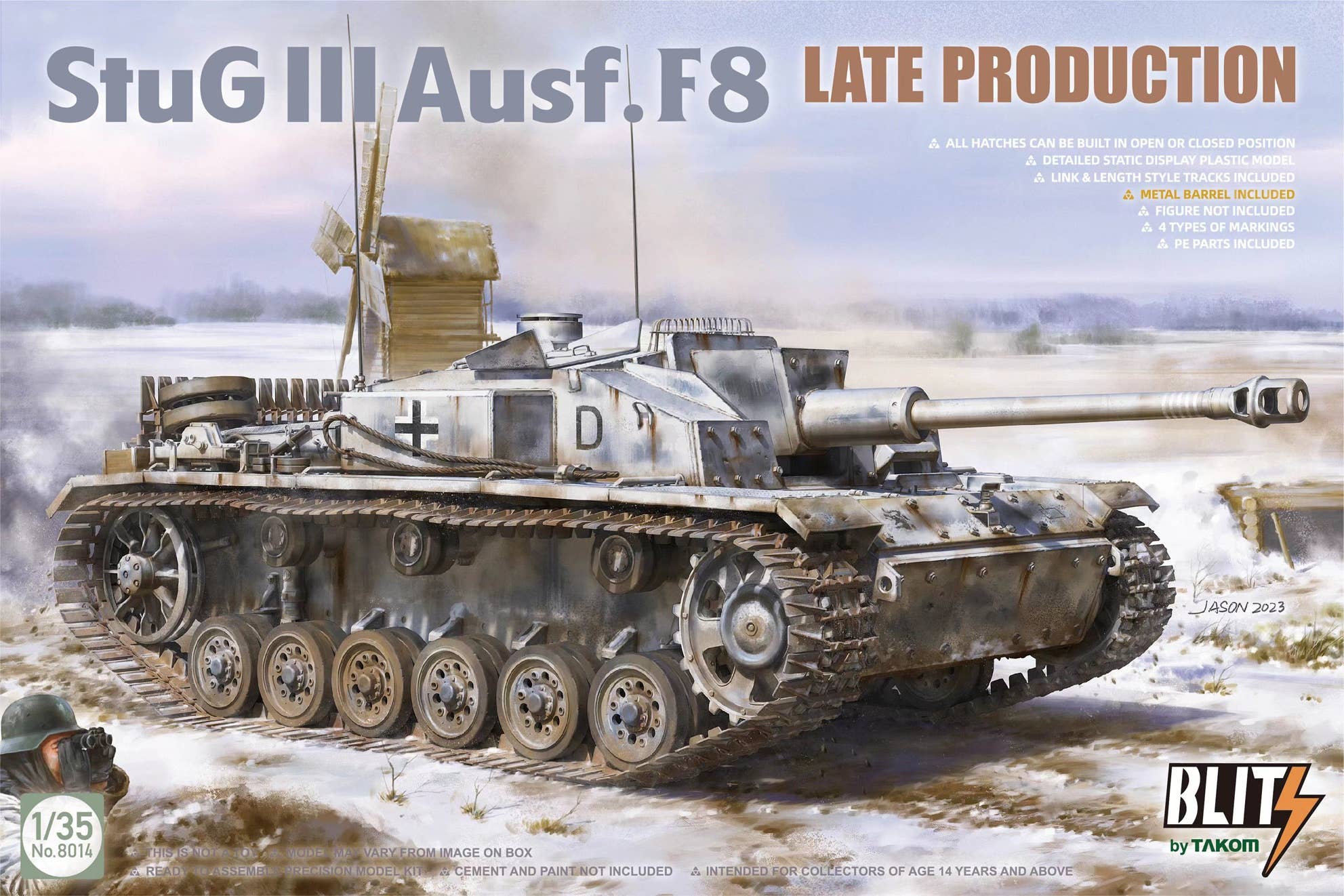 Takom 1/35 StuG III Ausf.F8 Late Prodution | 4897051422655