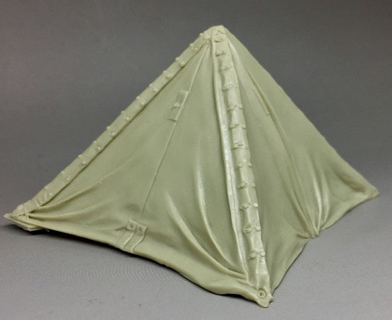 T-Model 1/35 WWII German Zeltbahn M1931 Shelter Quarter & Barrel Canvas Cover Resin Kit
