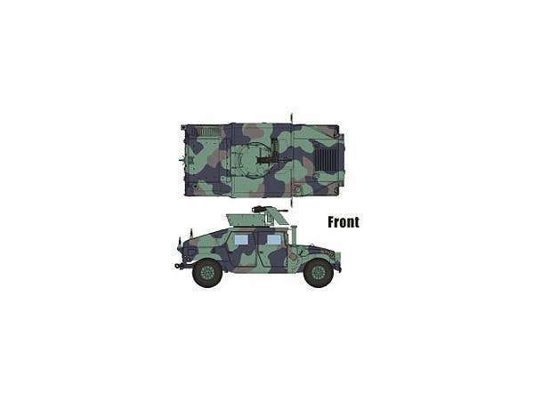 T-Model HMMWV M1114 NATO Camouflage Mask Set | 6953391972446