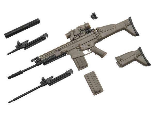 TomyTec Little Armory 1/12 LA003 Scar H Type Next-Generation Rifle | 4543736255529