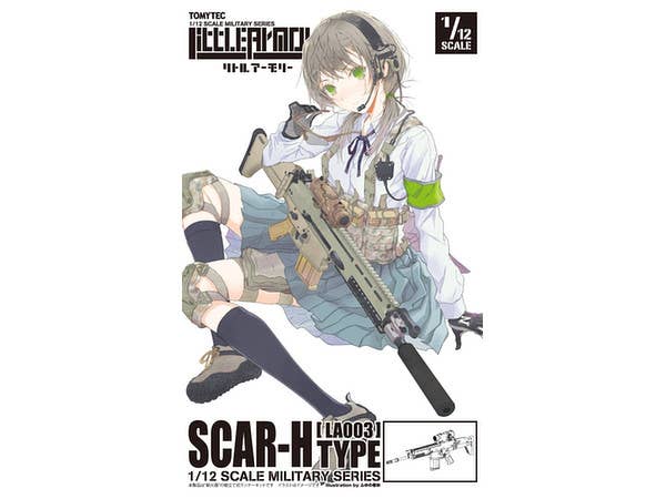TomyTec Little Armory 1/12 LA003 Scar H Type Next-Generation Rifle | 4543736255529