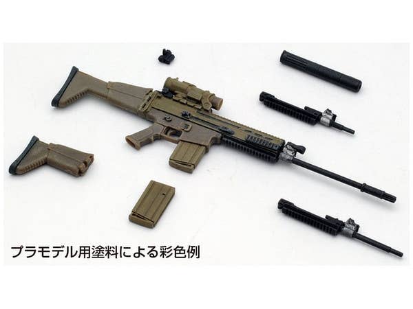 TomyTec Little Armory 1/12 LA003 Scar H Type Next-Generation Rifle | 4543736255529