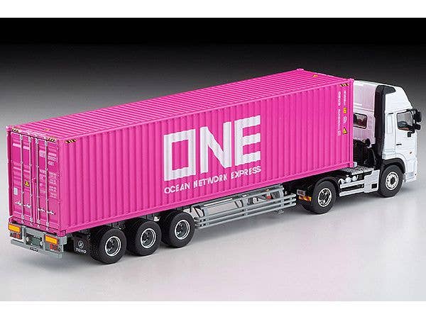 Tomica Limited Vintage 1/64 LV-N292B Hino Profia 40ft Marine Container Trailer One | 4543736256021