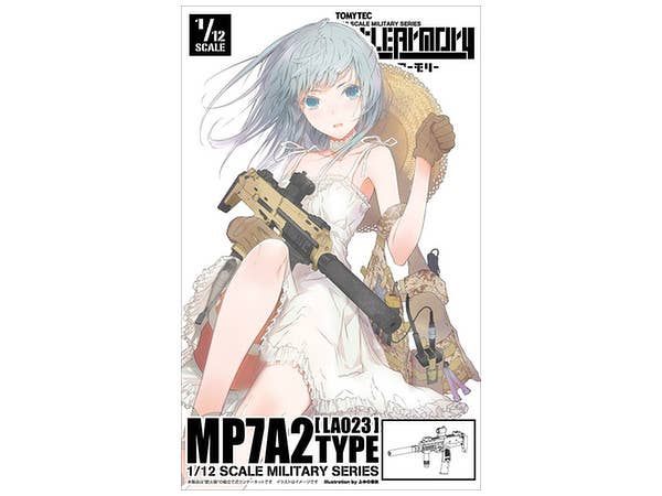 TomyTec Little Armory 1/12 LA023 MP7A2 Type Submachine Gun | 4543736264538
