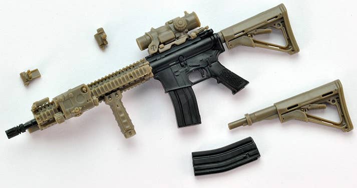 TomyTec Little Armory 1/12 LA037 M4A1 SOPMOD Block 2 Type Rifle | 4543736268604