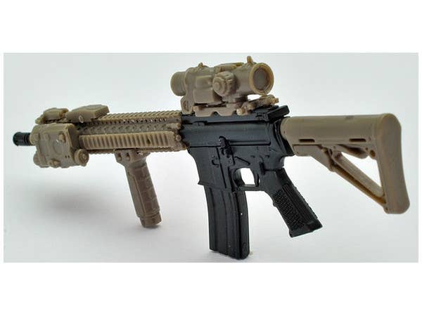 TomyTec Little Armory 1/12 LA037 M4A1 SOPMOD Block 2 Type Rifle | 4543736268604