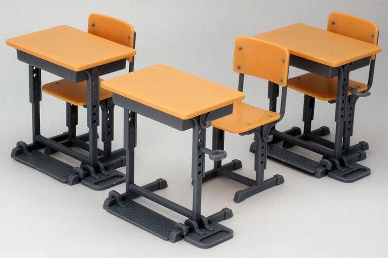 TomyTec Little Armory 1/12 LD013 Defense School Desk | 4543736282310