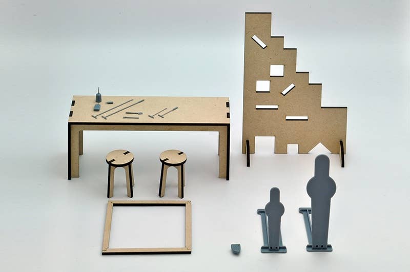 TomyTec Little Armory 1/12 LD015 Shooting Range B | 4543736288794