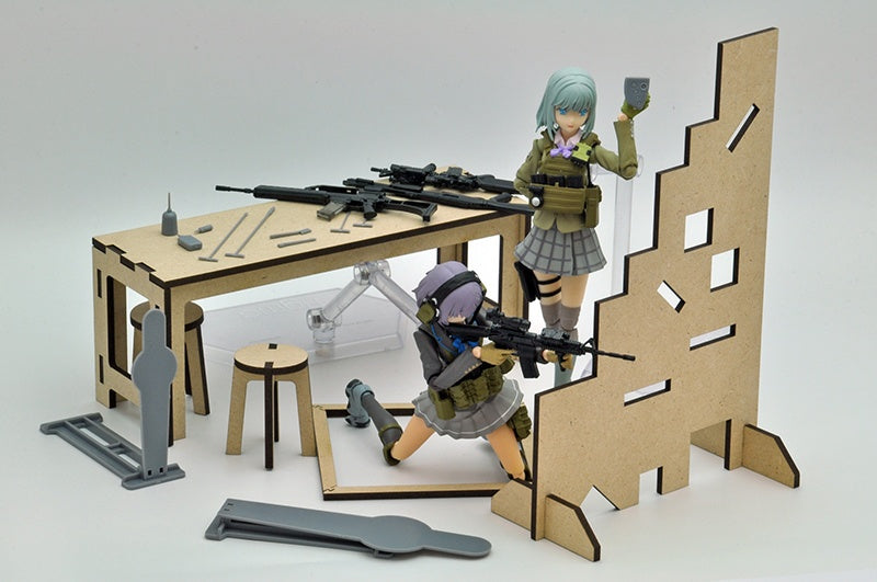 TomyTec Little Armory 1/12 LD015 Shooting Range B | 4543736288794