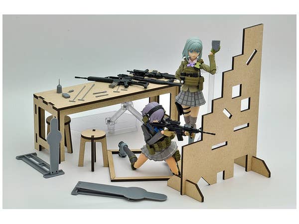 TomyTec Little Armory 1/12 LD015 Shooting Range B | 4543736288794