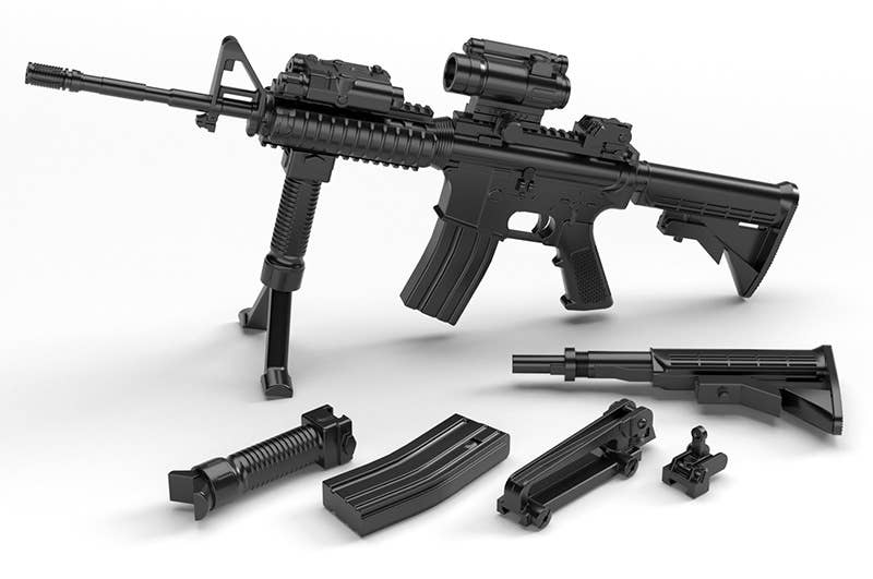 TomyTec Little Armory 1/12 LA050 M4A1 Type 2.0 Rifle | 4543736291091