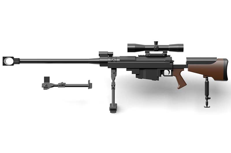 TomyTec Little Armory 1/12 LA052 Hecate 2 Long Range Sniper Rifle | 4543736300403