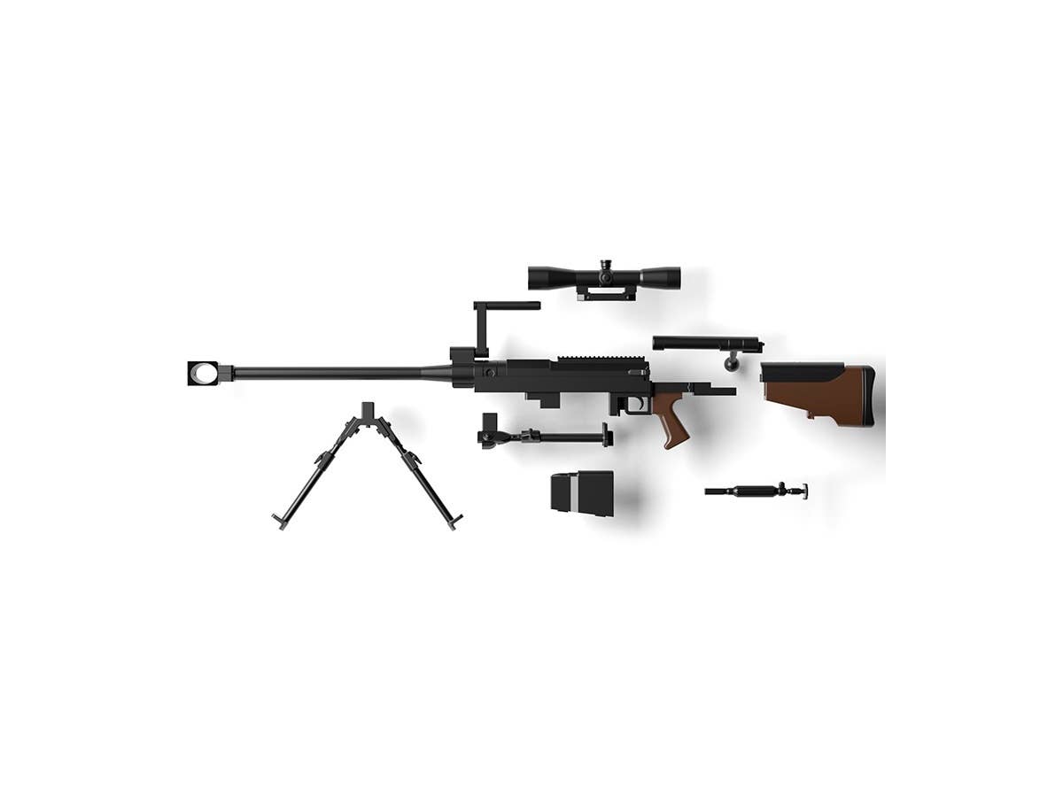 TomyTec Little Armory 1/12 LA052 Hecate 2 Long Range Sniper Rifle | 4543736300403