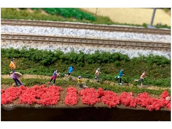 TomyTec People 141 Exercising People, 8 Figure Set | 4543736301127