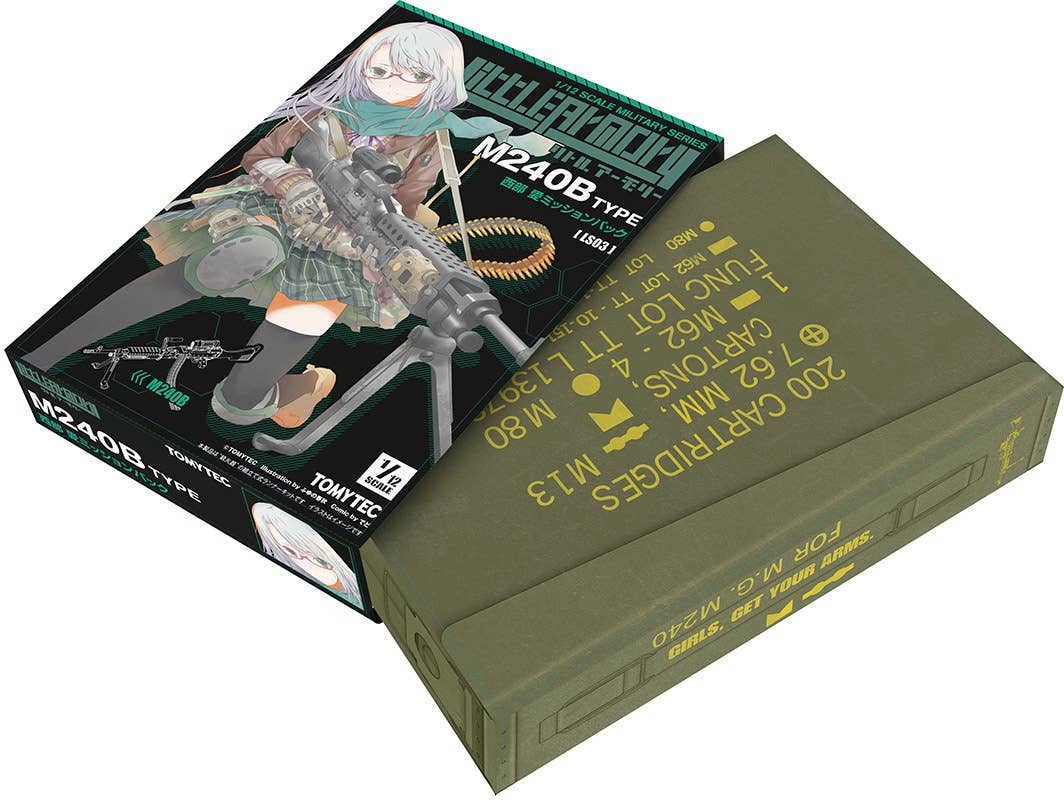 TomyTec Little Armory 1/12 LS03 M240 Nishibe Ai Mission Pack | 4543736307457