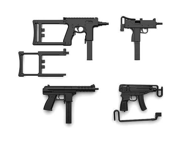 TomyTec Little Armory 1/12 LA058 Compact Submachine Gun | 4543736307488