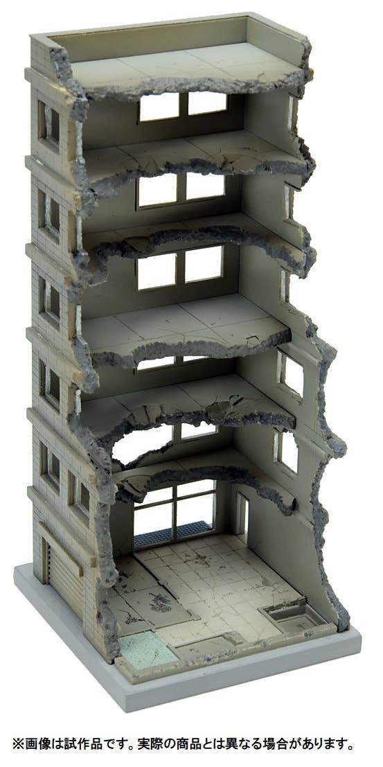 TomyTec DCM02 1/144 Dio Com Destroyed Building A | 4543736311850