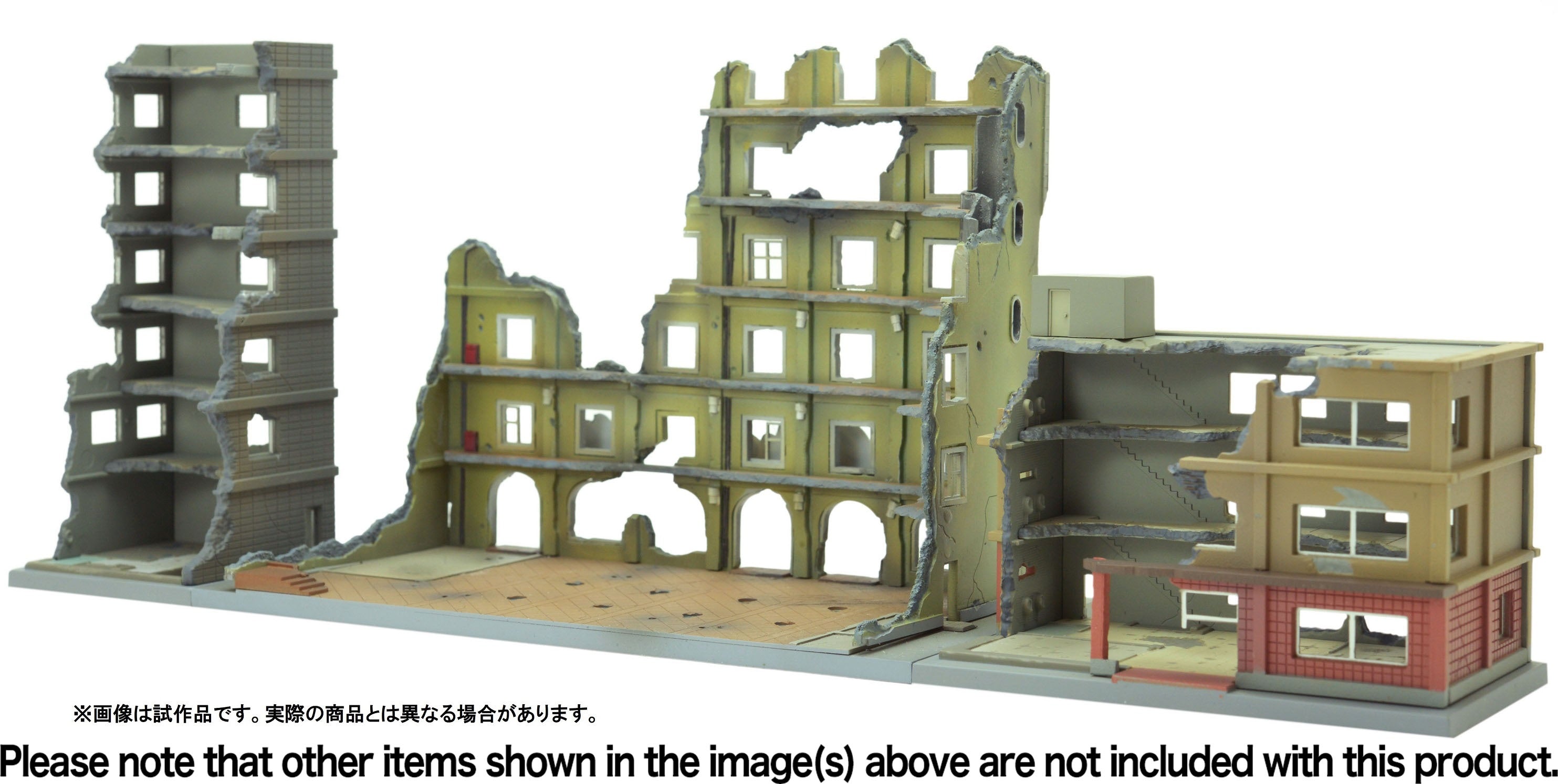 TomyTec DCM02 1/144 Dio Com Destroyed Building A | 4543736311850