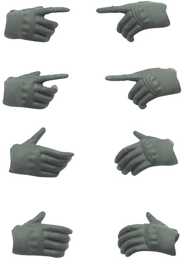 LittleArmory Series LittleArmory-OP5: Tactical Gloves MAS Grey for figma | 4543736313878