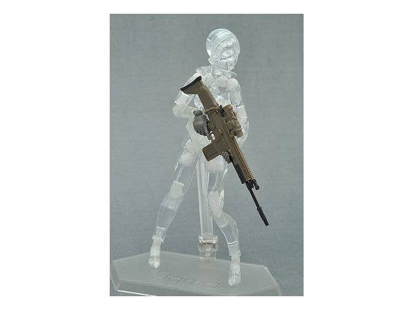 LittleArmory Series LittleArmory-OP5: Tactical Gloves MAS Grey for figma | 4543736313878