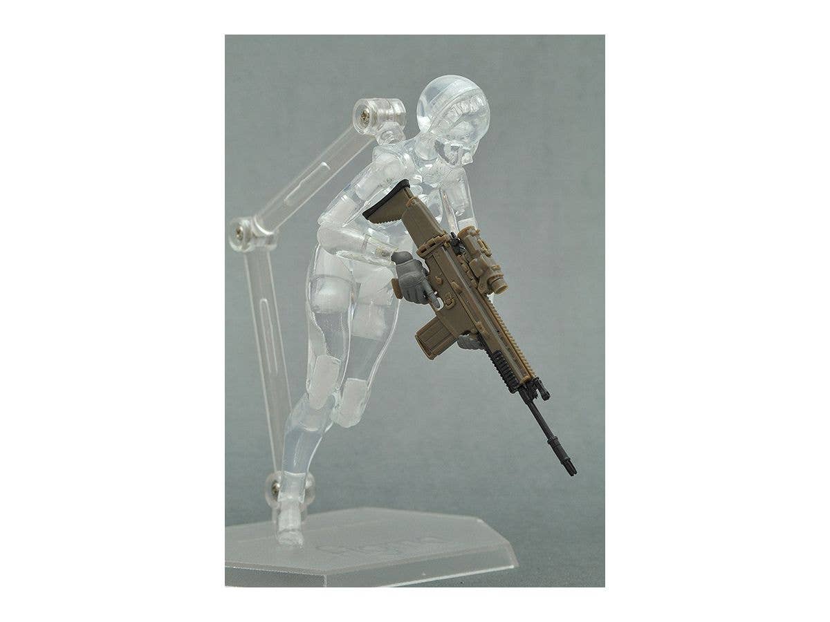 LittleArmory Series LittleArmory-OP5: Tactical Gloves MAS Grey for figma | 4543736313878