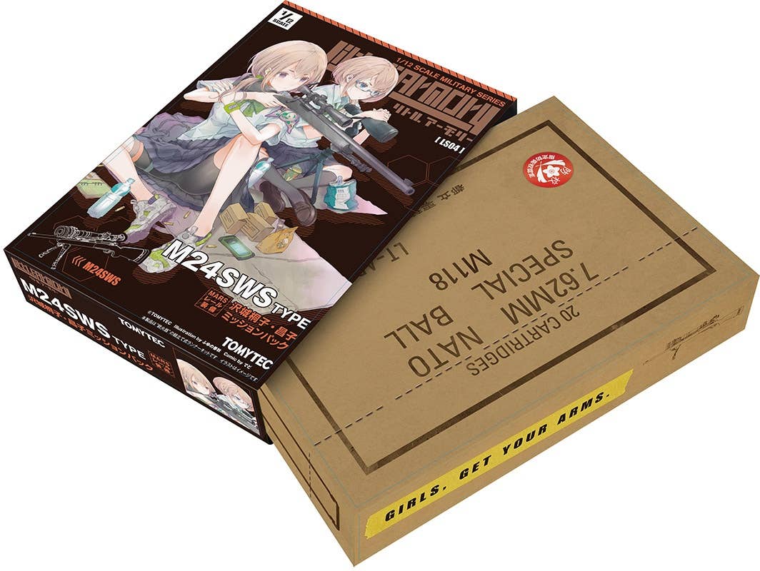 TomyTec Little Armory 1/12 LS04 M24 Sawashiro Touko Shouko Mission Pack | 4543736313885