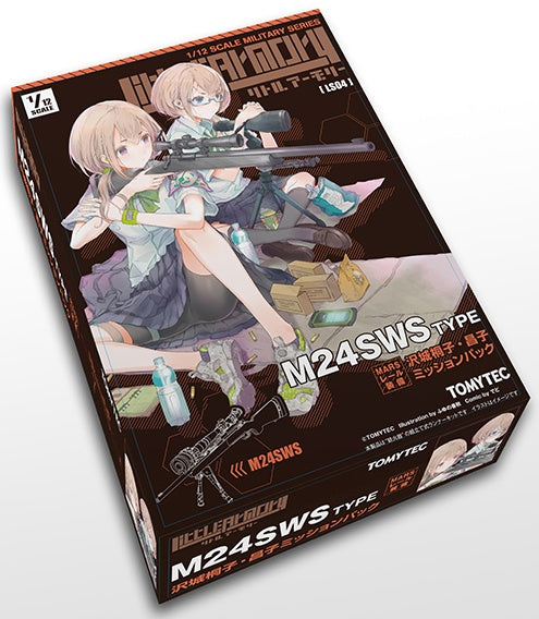 TomyTec Little Armory 1/12 LS04 M24 Sawashiro Touko Shouko Mission Pack - P-REX Hobby