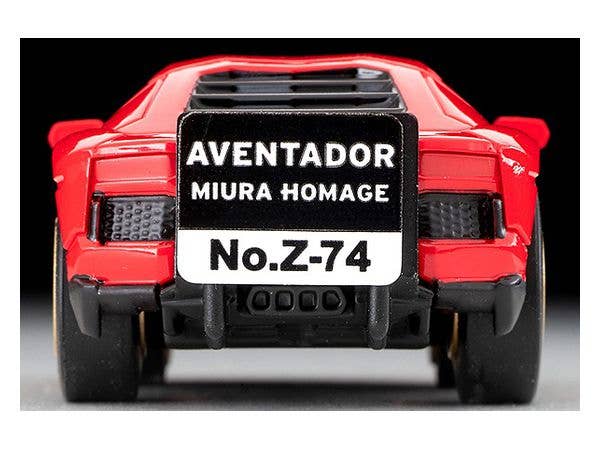 TomyTec Choro Q zero Z-74a Lamborghini Aventador Miura Homage Red | 4543736314066
