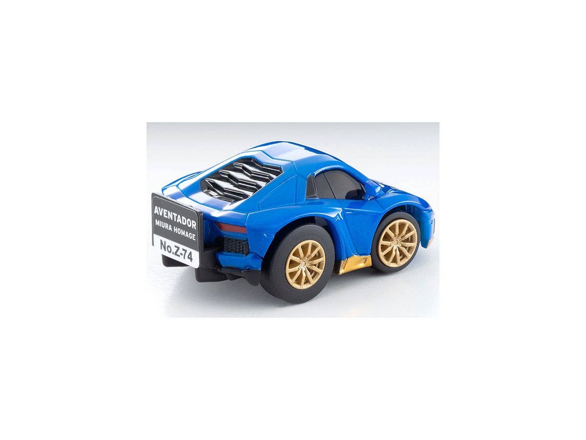 TomyTec Choro Q zero Z-74b Lamborghini Aventador Miura Homage Blue | 4543736314073