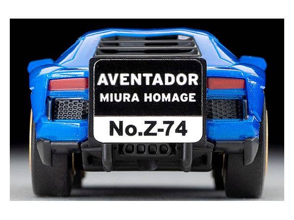 TomyTec Choro Q zero Z-74b Lamborghini Aventador Miura Homage Blue | 4543736314073