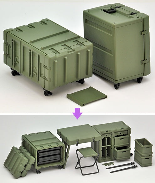 TomyTec Little Armory 1/12 LD033 Field Desk A | 4543736315377