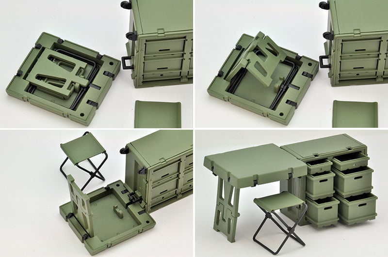 TomyTec Little Armory 1/12 LD033 Field Desk A | 4543736315377