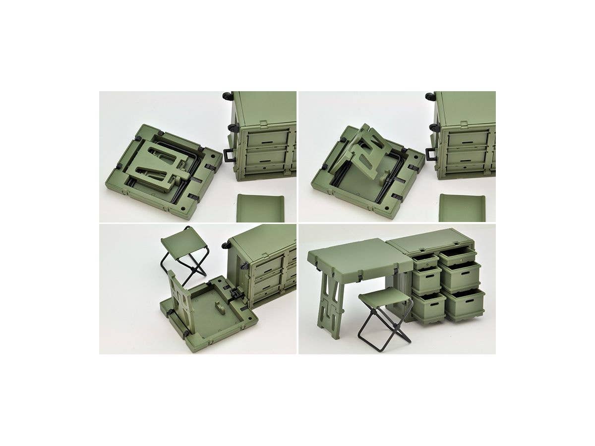 TomyTec Little Armory 1/12 LD033 Field Desk A | 4543736315377
