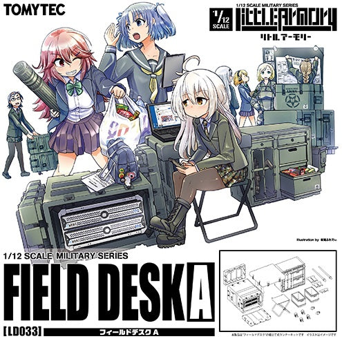 TomyTec Little Armory 1/12 LD033 Field Desk A | 4543736315377