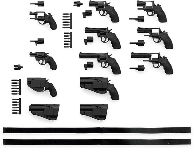 TomyTec Little Armory 1/12 LA074 Revolver Set A | 4543736317012