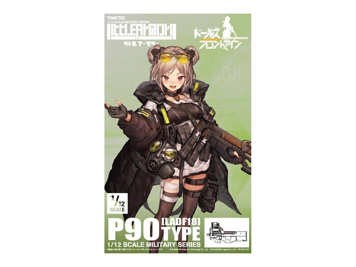 TomyTec Little Armory 1/12 LADF18 Dolls Frontline P90 Type Carbine | 4543736317104