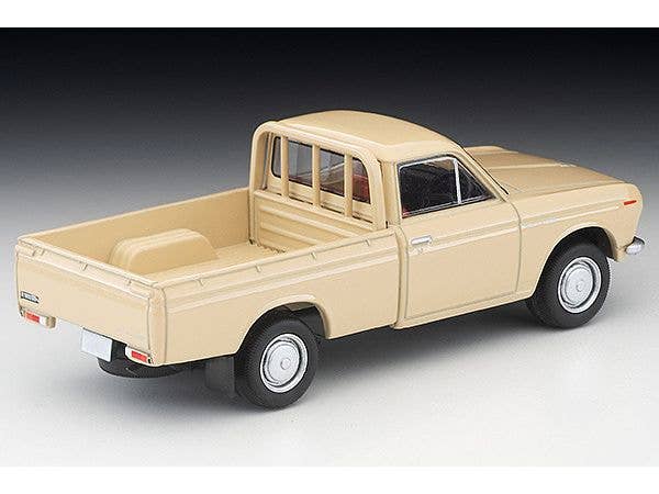 Tomica Limited Vintage 1/64 LV-195D Datsun 1300 Truck Light Brown With Figures | 4543736318361
