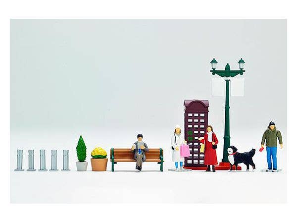 TomyTec Diocolle 64 1/64 #Car Snap 09a Holiday Town Scene | 4543736319061