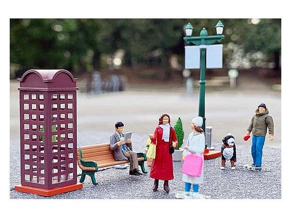 TomyTec Diocolle 64 1/64 #Car Snap 09a Holiday Town Scene | 4543736319061
