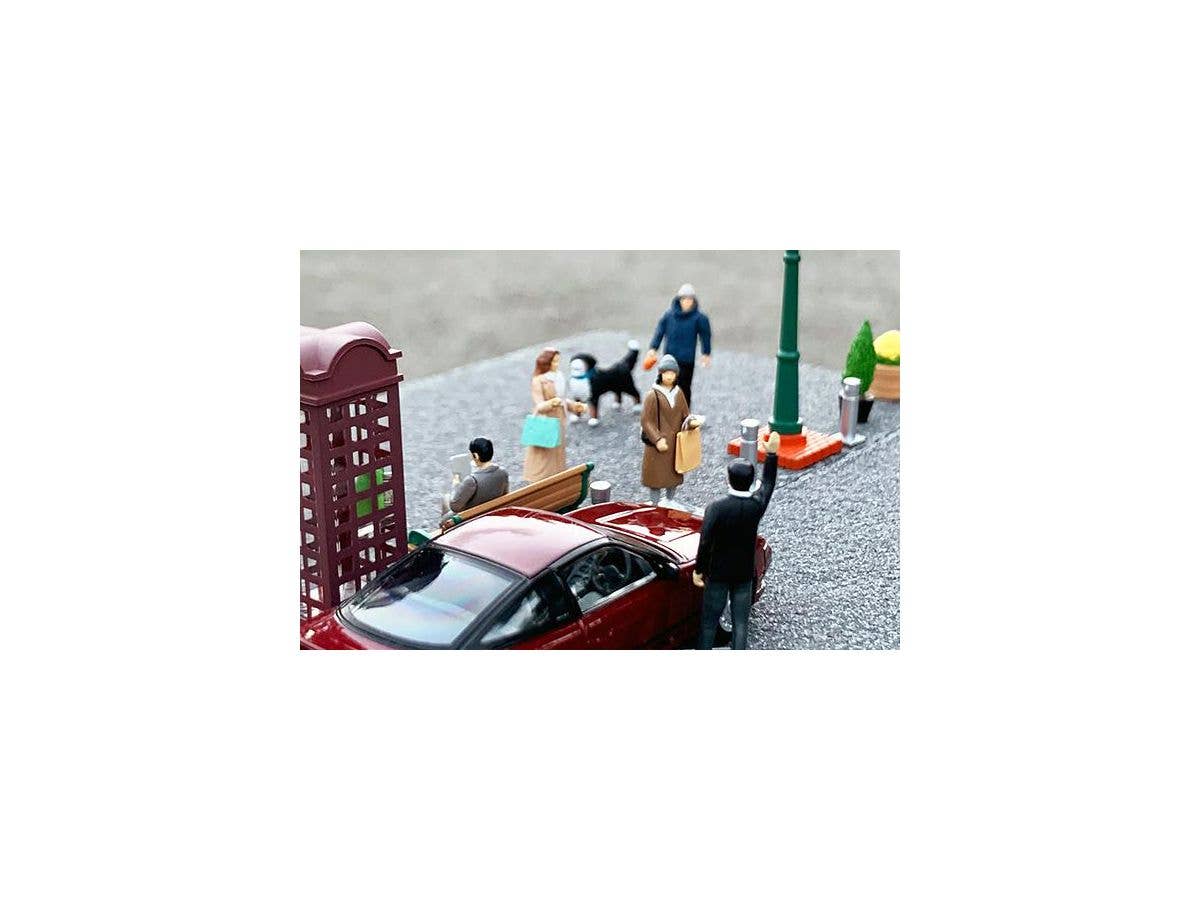 TomyTec Diocolle 64 1/64 #Car Snap 09a Holiday Town Scene | 4543736319061