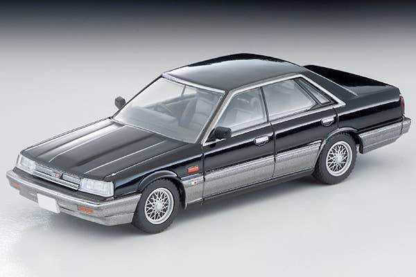 Tomica Limited Vintage 1/64 LV-N282b Nissan Skyline 4Dr HT GTS TwinCam 24V Black/Silver 1986 | 4543736320418