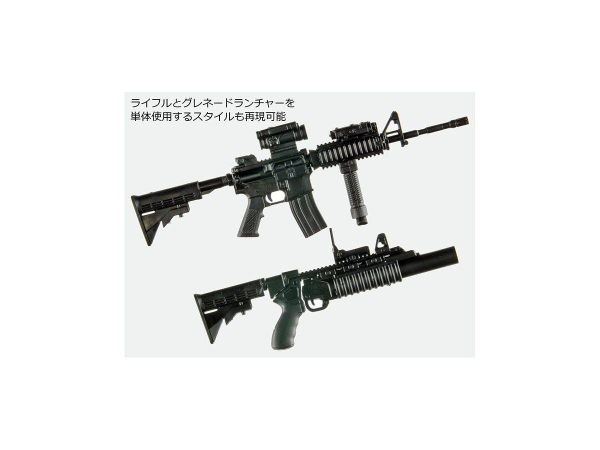 TomyTec Little Armory 1/12 LA100 M4A1 & M203 Type 2.0 Carbine | 4543736320647