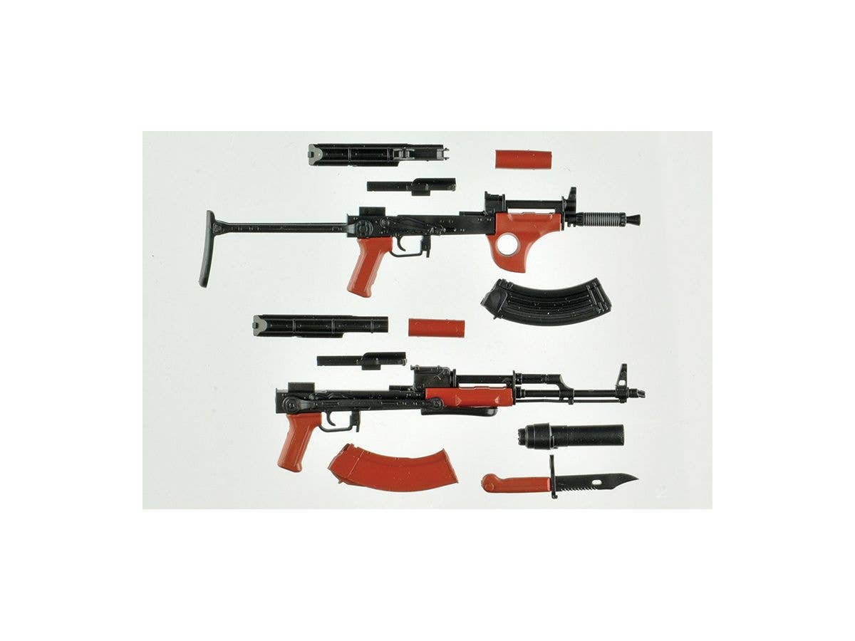 TomyTec Little Armory 1/12 LA079 AKMS & AKMSU Type Rifles | 4543736320661