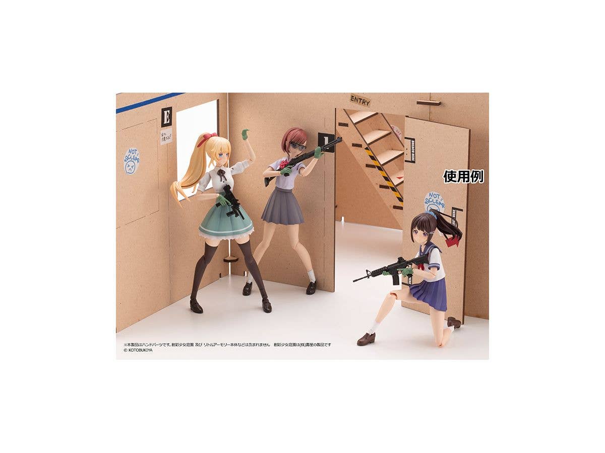 TomyTec Little Armory 1/12 LAOP10 Tactical Gloves Sousai Shojo Teien GRN | 4543736322962