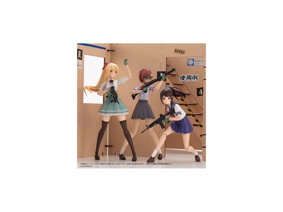 TomyTec Little Armory 1/12 LAOP10 Tactical Gloves Sousai Shojo Teien GRN | 4543736322962