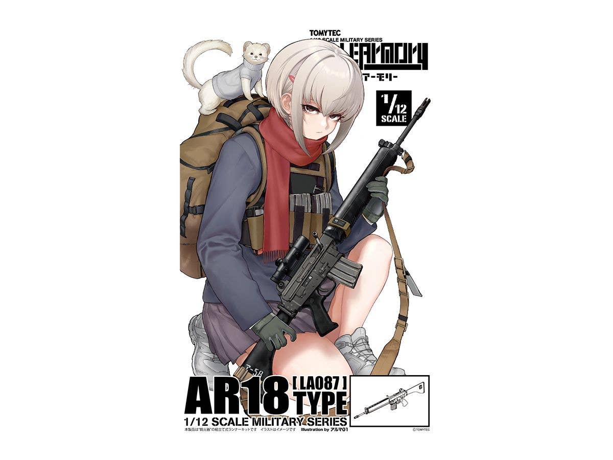 TomyTec Little Armory 1/12 LA087 AR18 Type | 4543736323013