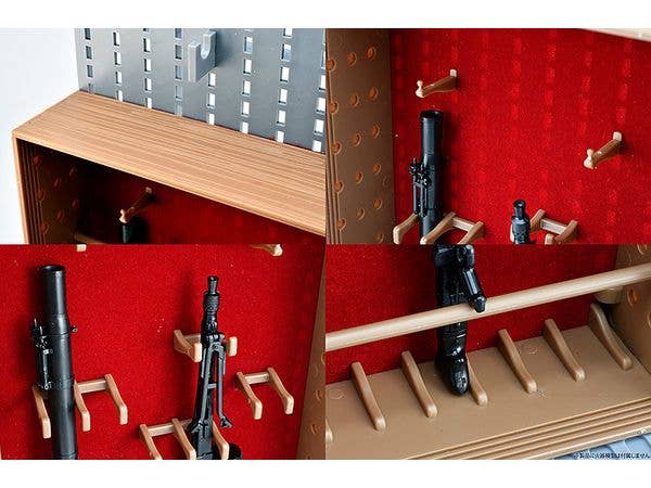 TomyTec Little Armory 1/12 LD042 Gun Rack F Classical Gun Rack | 4543736323914