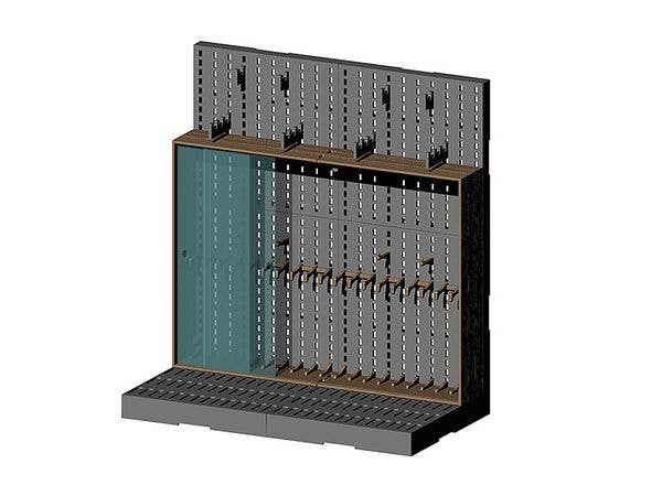 TomyTec Little Armory 1/12 LD042 Gun Rack F Classical Gun Rack | 4543736323914