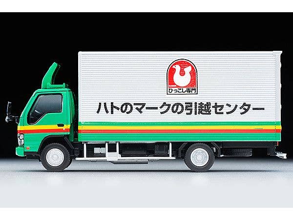Tomica Limited Vintage 1/64 LV-N285a Isuzu ELF Panel Van Pigeon Mark Moving Center | 4543736324256