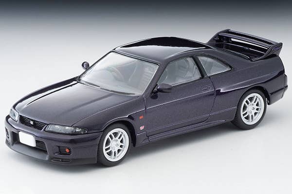 Tomica LV-N308a Nissan Skyline GT-R V-Spec. Purple 1995 | 4543736324904